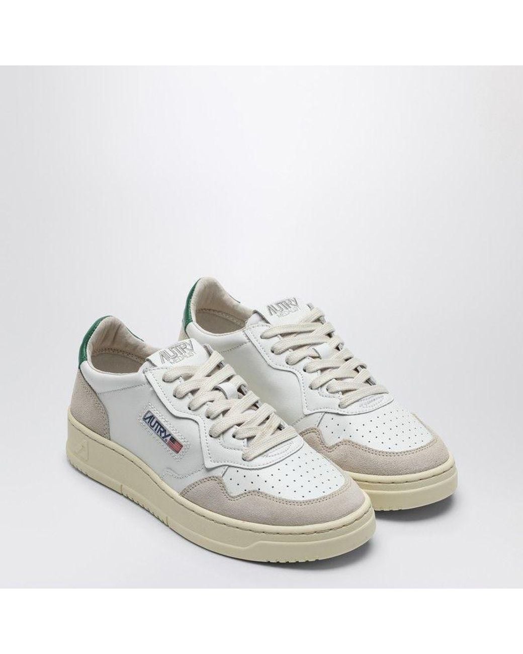 Autry White Medalist Sneakers for men