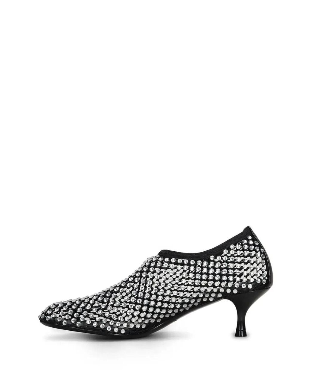 Strategia Black "Connie" Ballet Shoes T.5 With Swarovsky