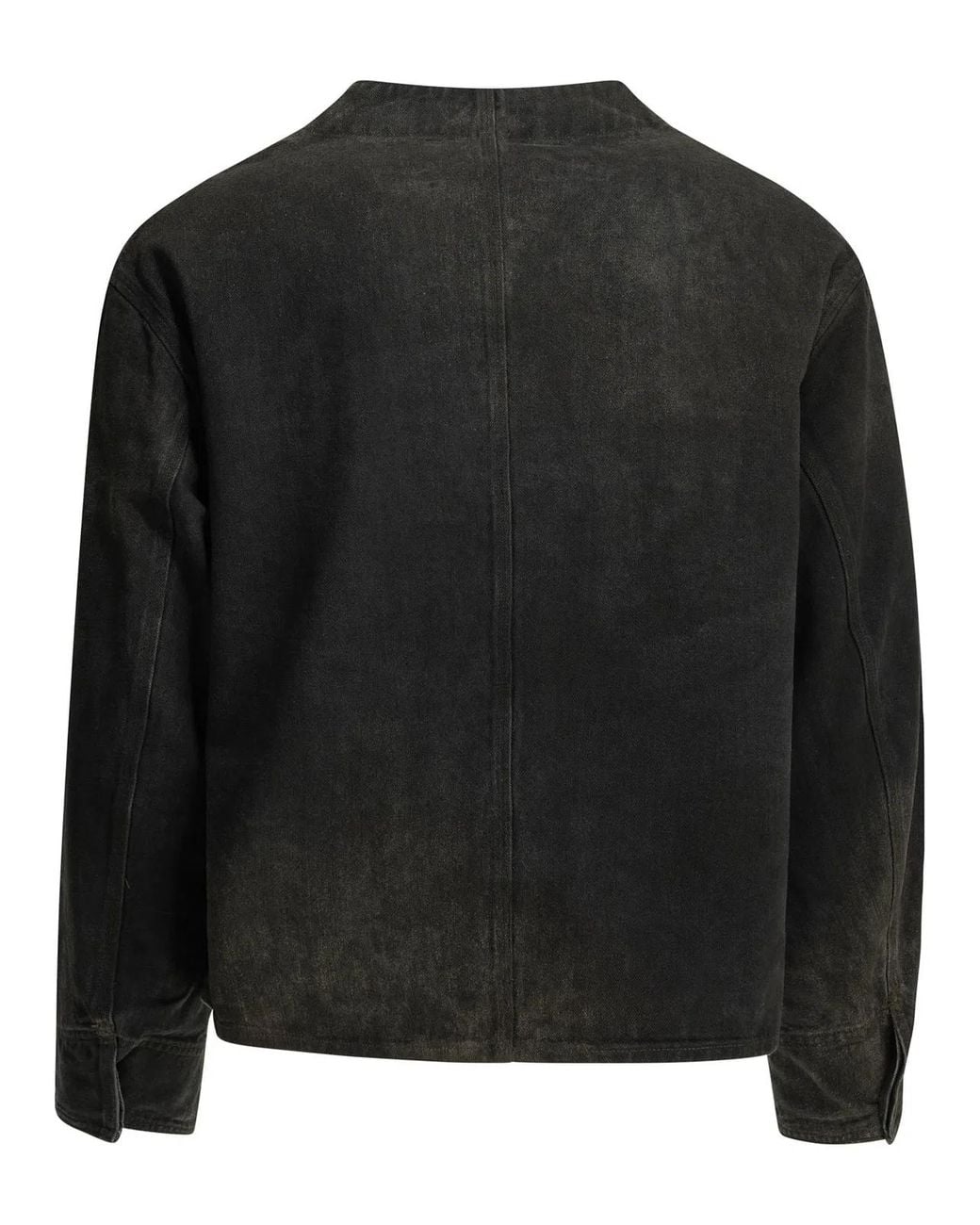 A.PRESSE Black "Engineer" Denim Jacket for men