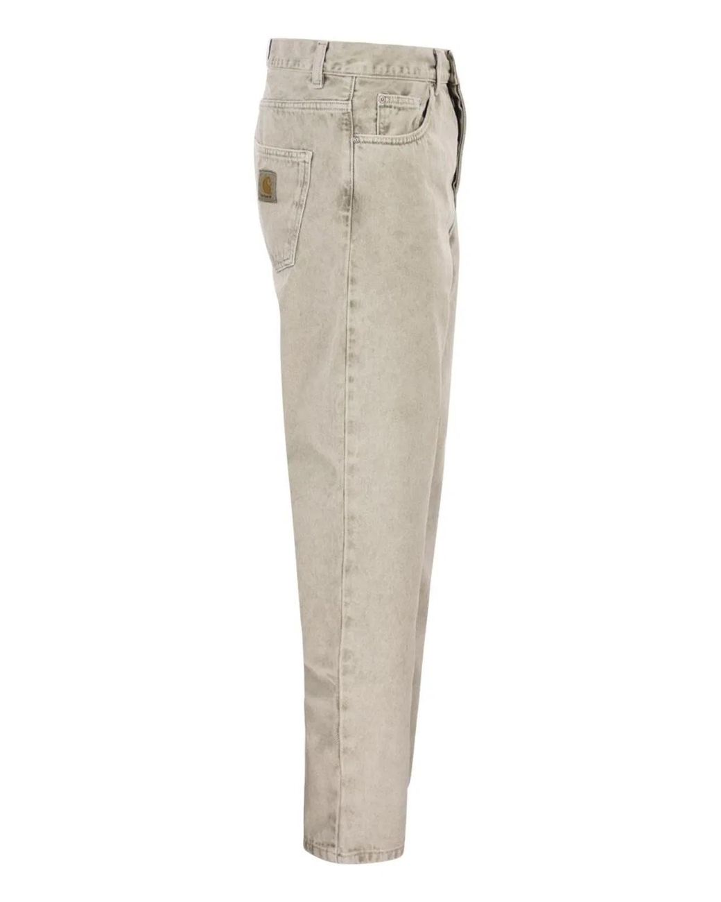 Carhartt Natural 5-Pocket Denim Trousers