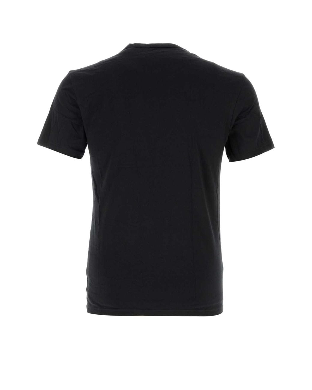 Emporio Armani Black Stretch Cotton T-Shirt Set for men