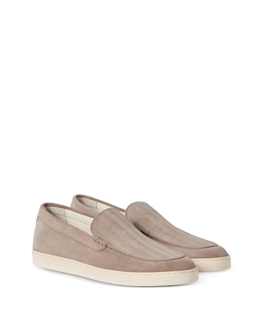 Brunello Cucinelli Multicolor Suede Loafers for men