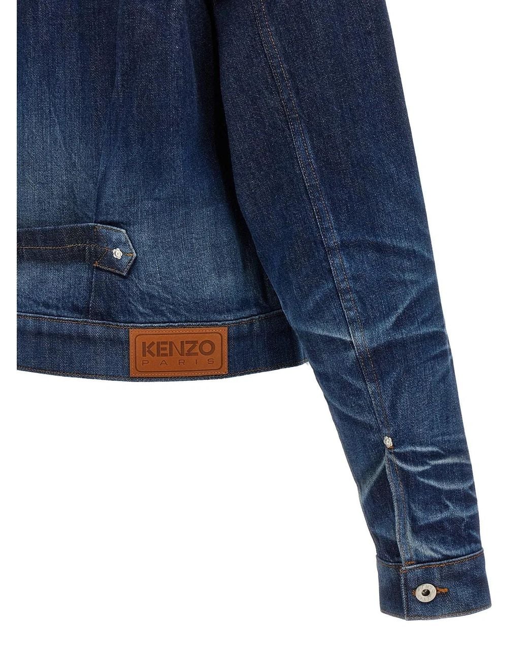 KENZO Blue Japanese Denim Jacket for men