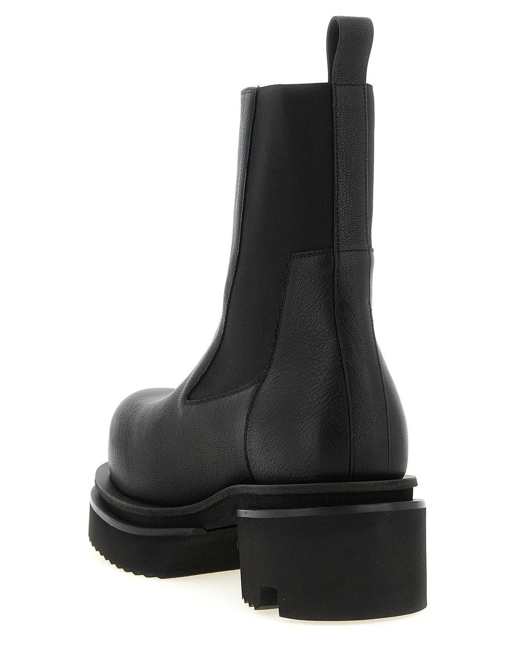 Rick Owens Black Goatskin Ankle Boots for men