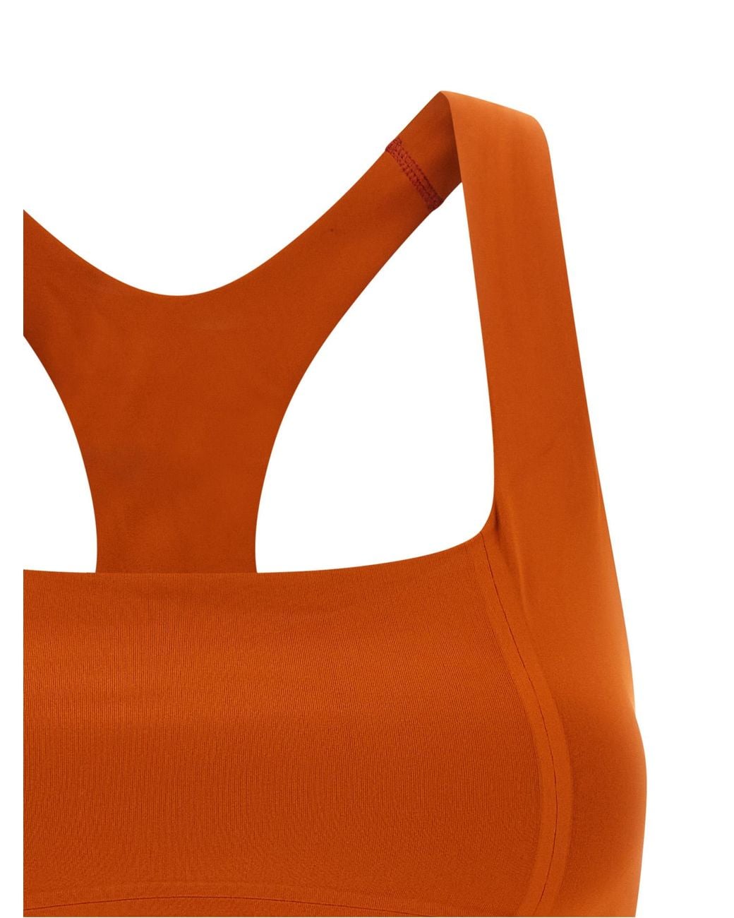 Adidas Originals Orange 'Training' Crop Top Adidas X Entire Studios