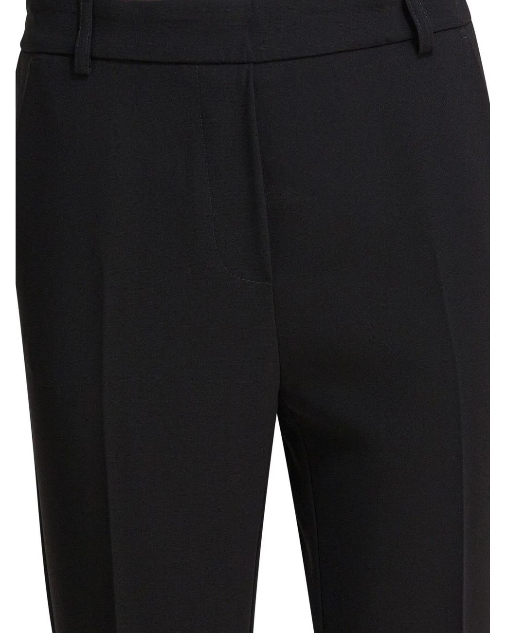 Semler Black Polyester Trousers