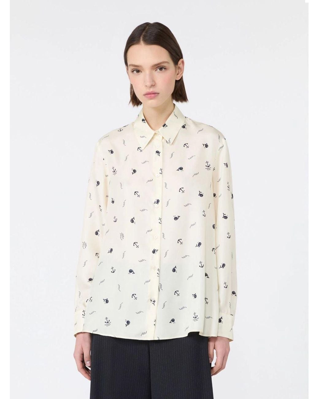 Weekend by Maxmara White Wkdpavido Shirt