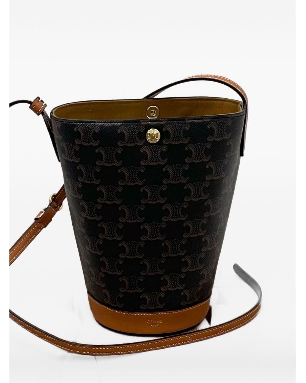 Céline Black Mini Bucket