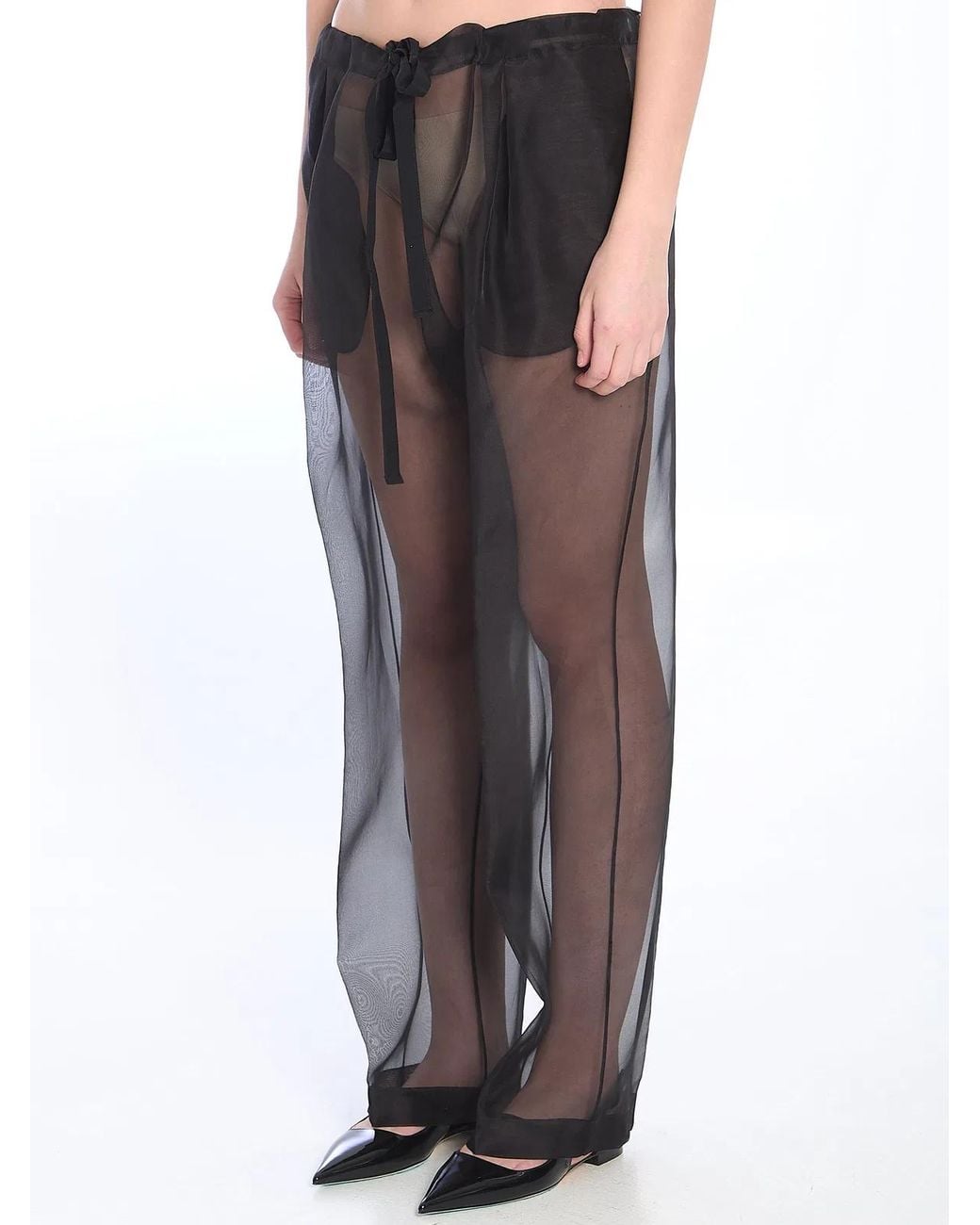 Khaite Gray Trenton Pants