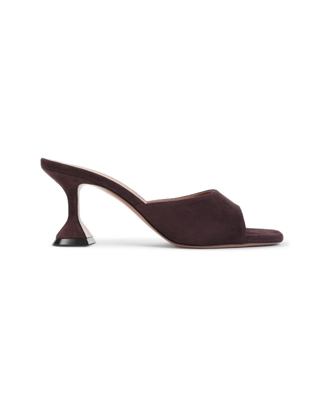 AMINA MUADDI Brown Merlot Lupita 70 Slippers