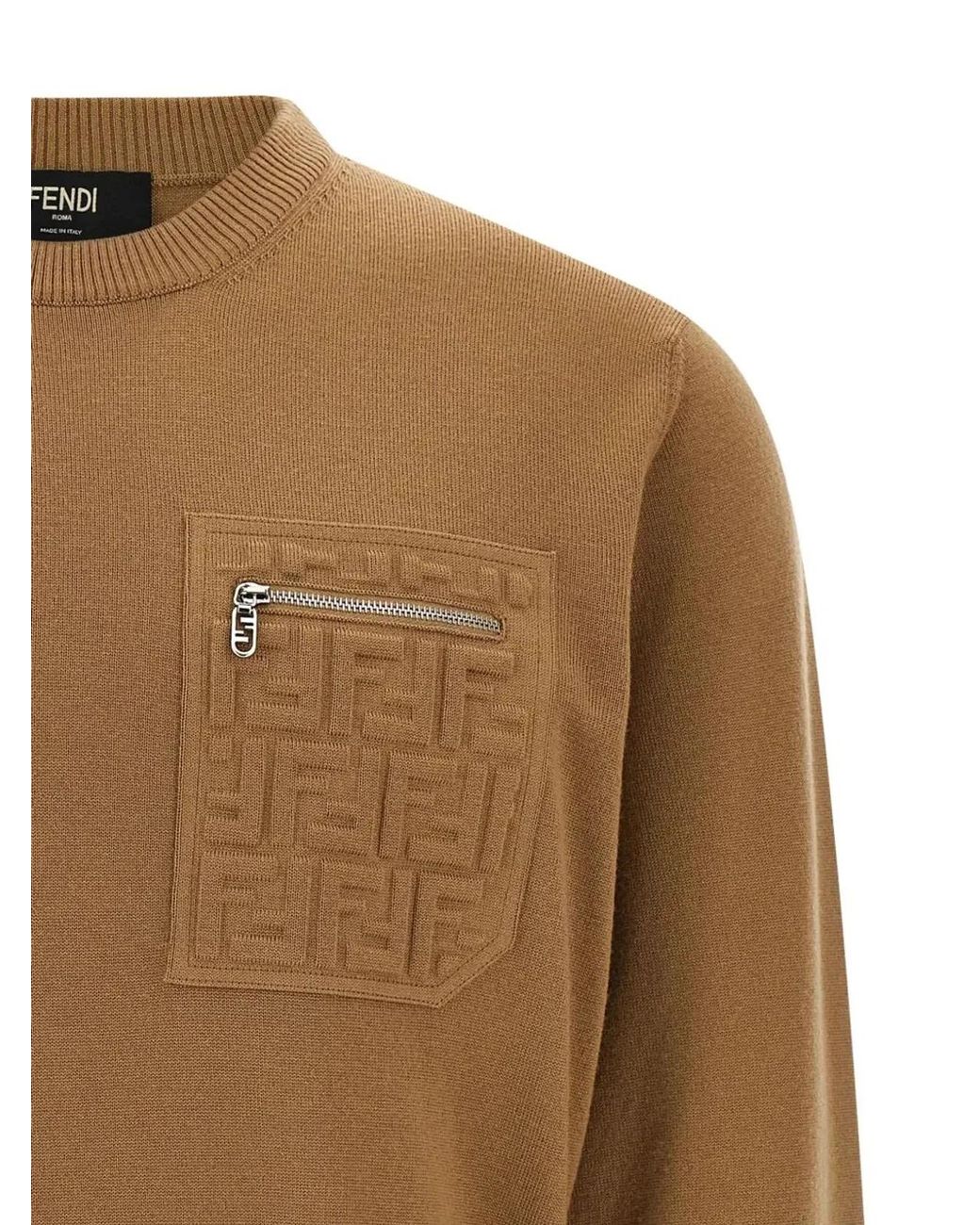 Fendi Brown Sweater for men