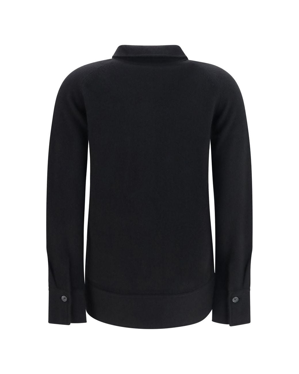 Totême Black Cashmere Shirt