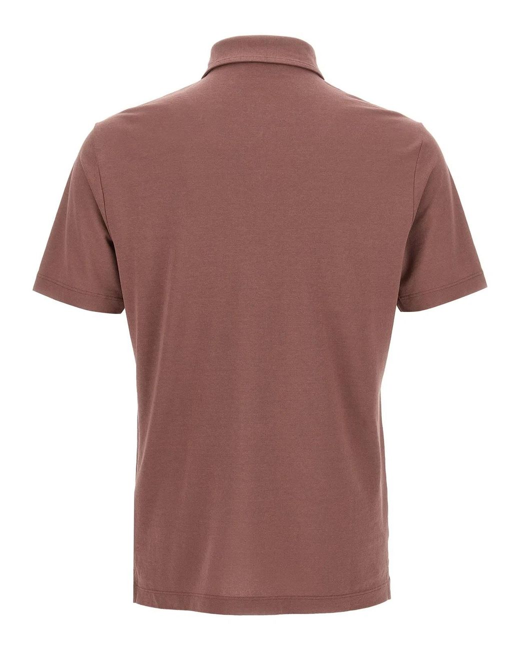 Zanone Red 'Ice Cotton' Polo Shirt for men