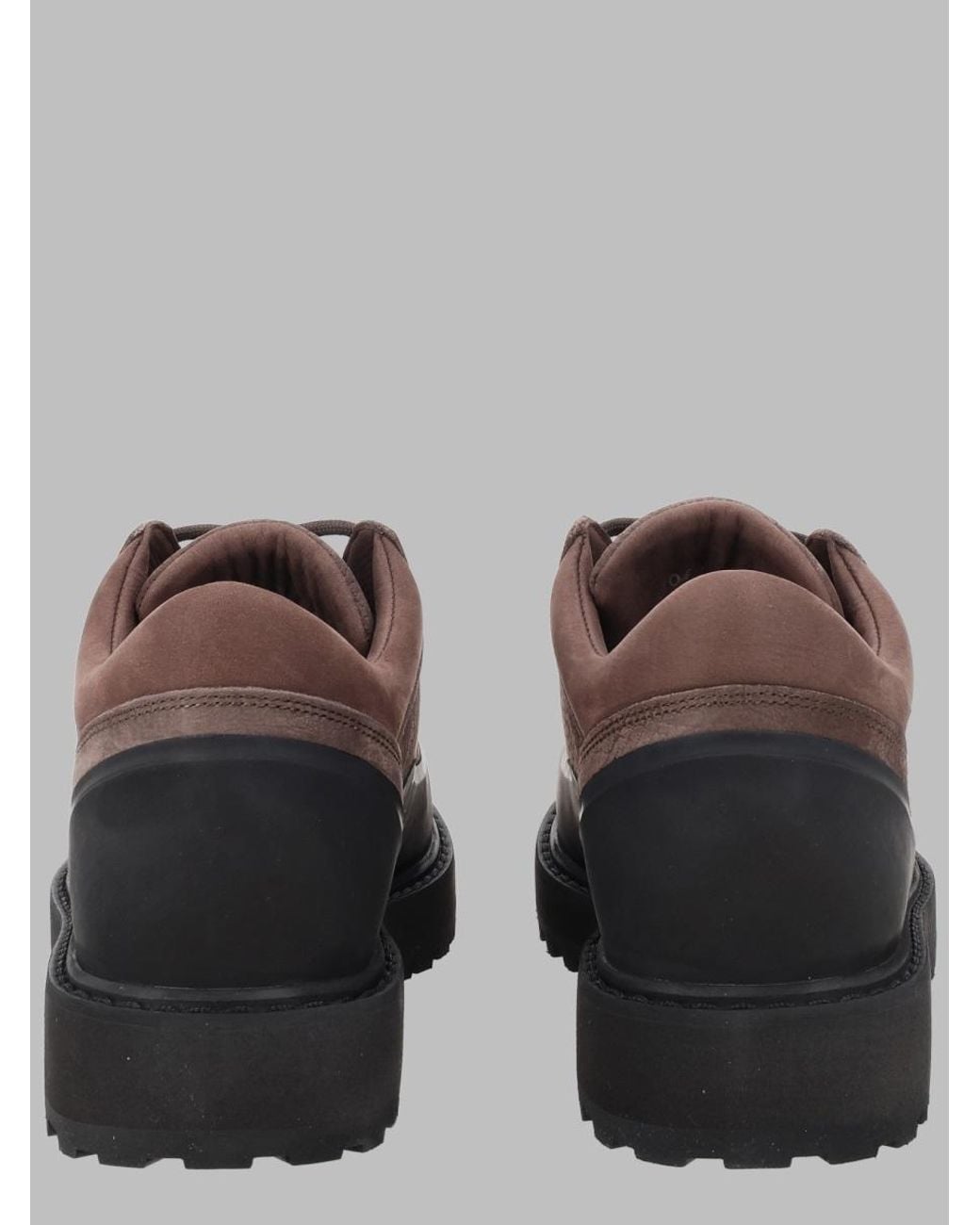 Diemme Gray Classic Leather Boots for men
