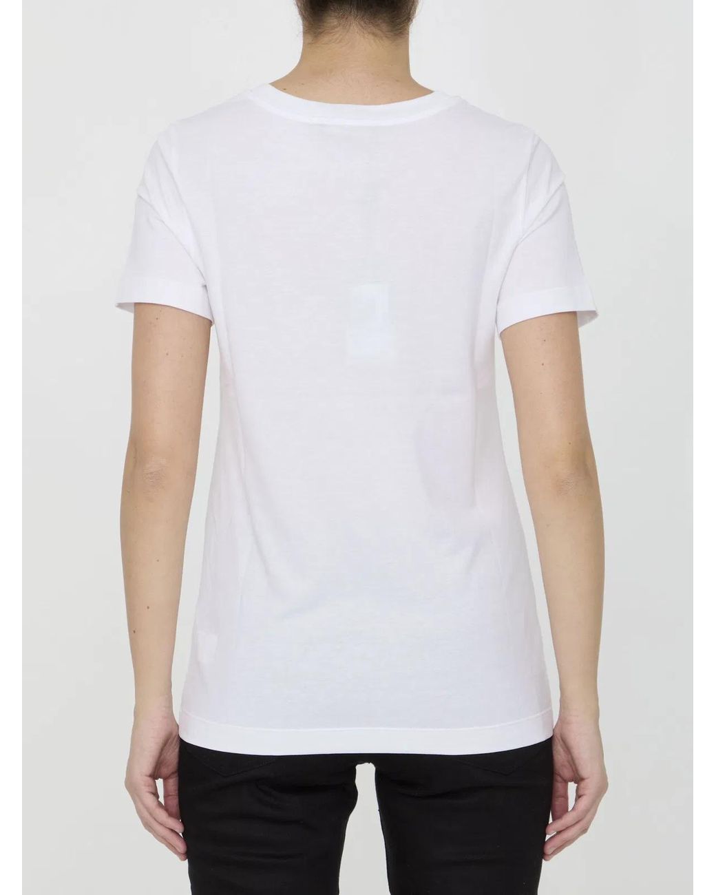 Dolce & Gabbana White Dolce&Gabbana T-Shirt With Dg Logo