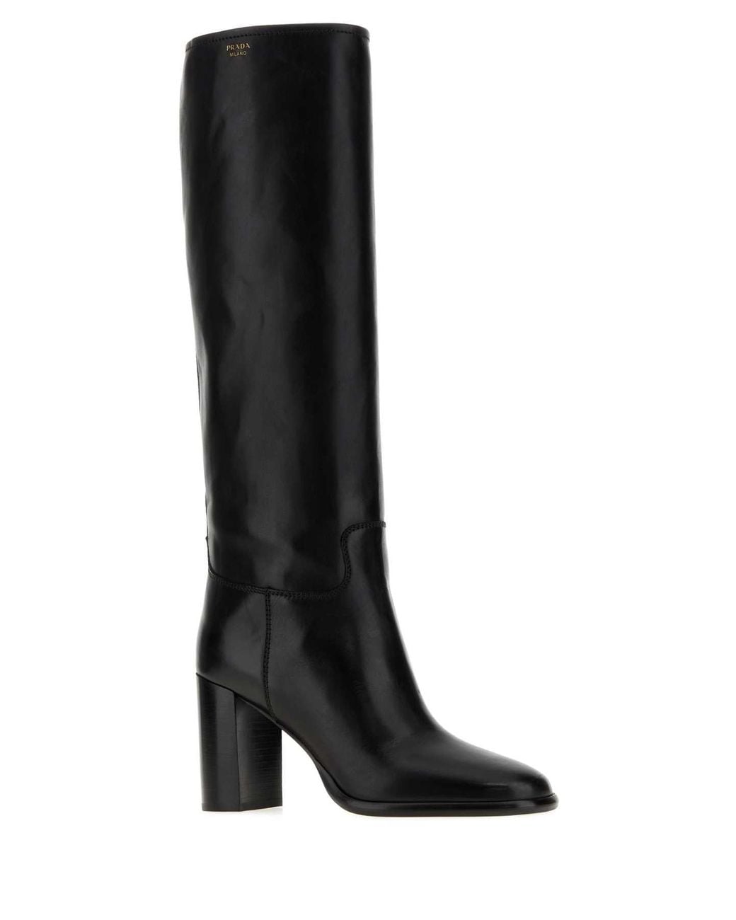 Prada Black Leather Boots