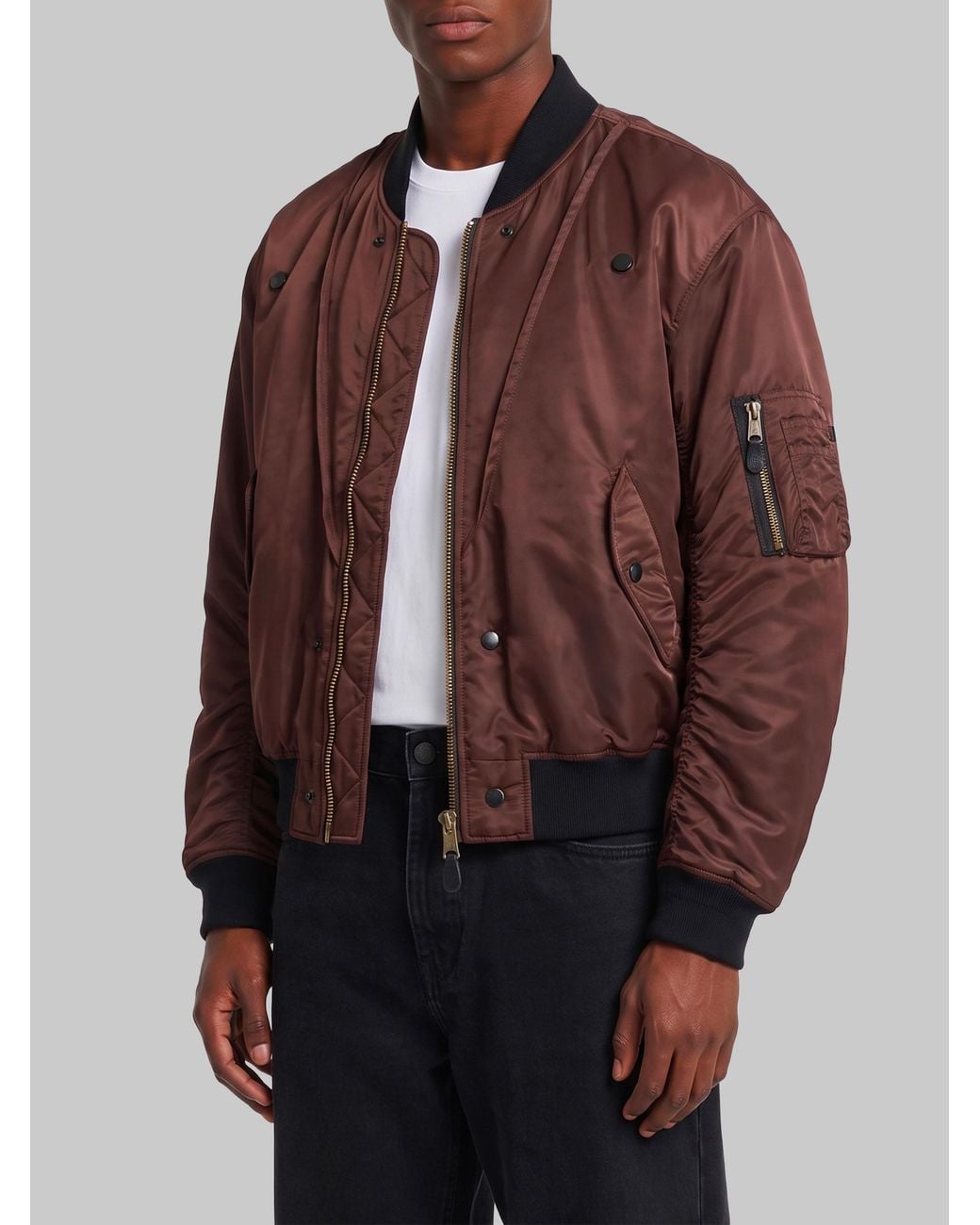 Maison Margiela Brown Reversible Bomber for men