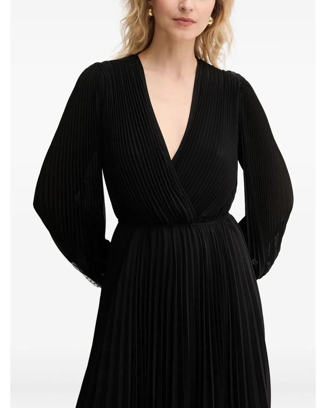 Twinset Black Silk Casual Dress