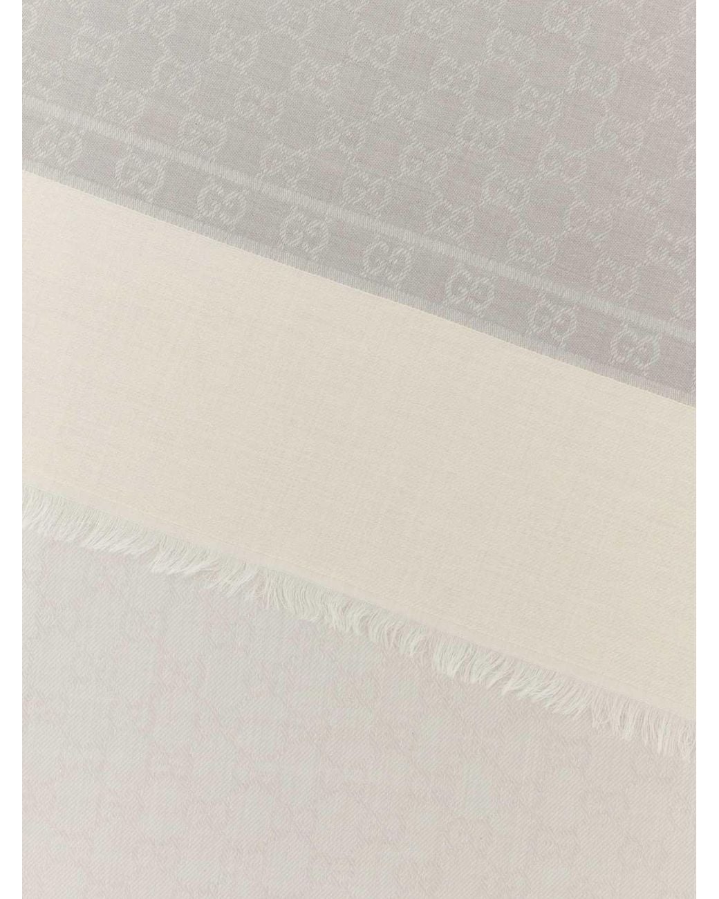 Gucci Gray Gg Supreme Stole