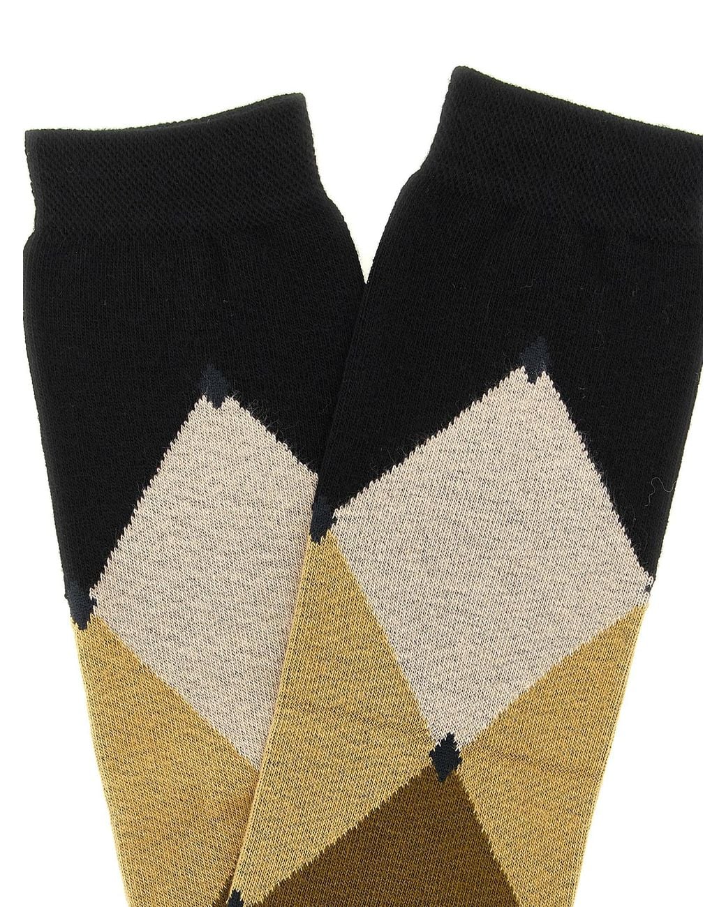 Ballantyne Black 'Diamond' Socks