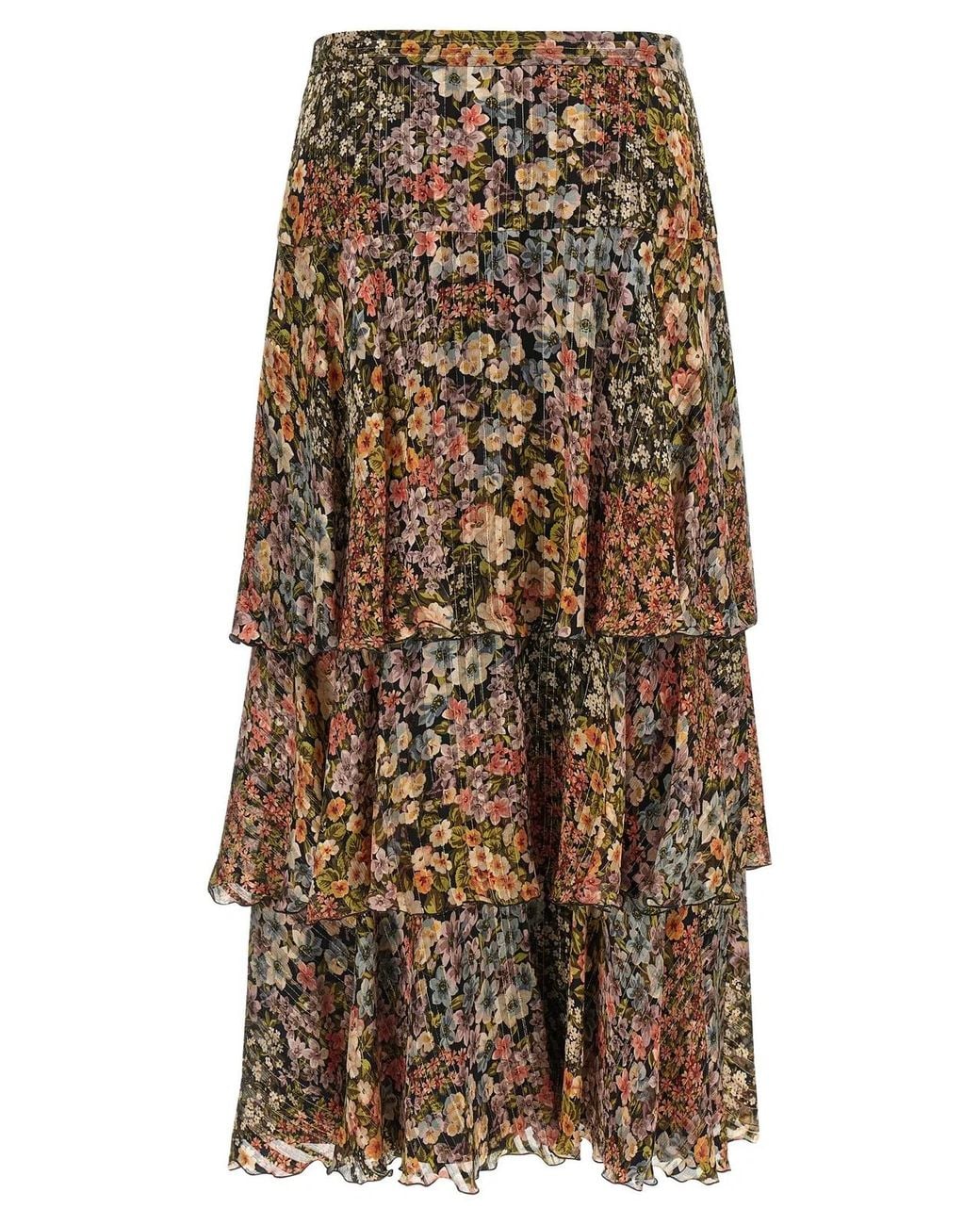 Valentino Garavani Natural 'Après L'Hiver' Skirt
