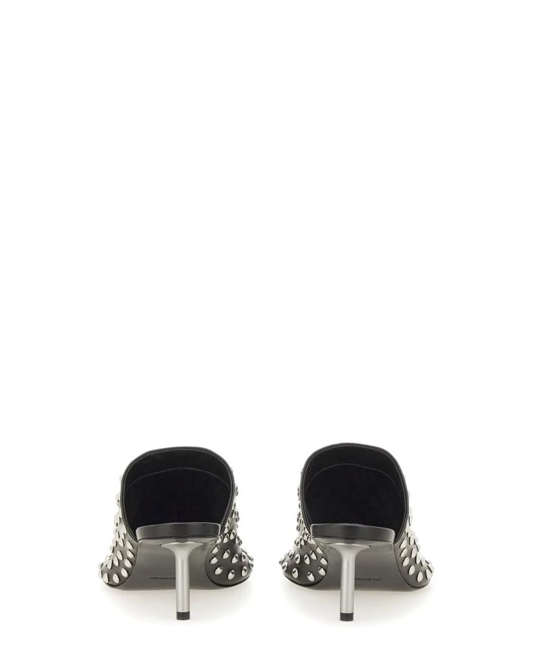 Jil Sander Black Mule Studs