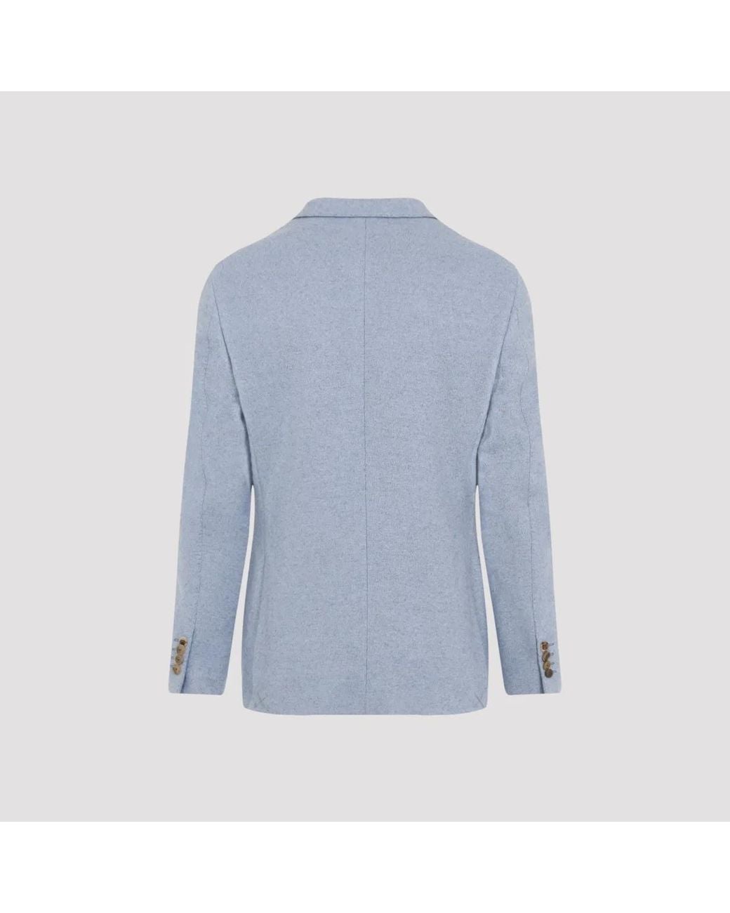 Etro Blue Jacket Roma Sport W/Stitching for men