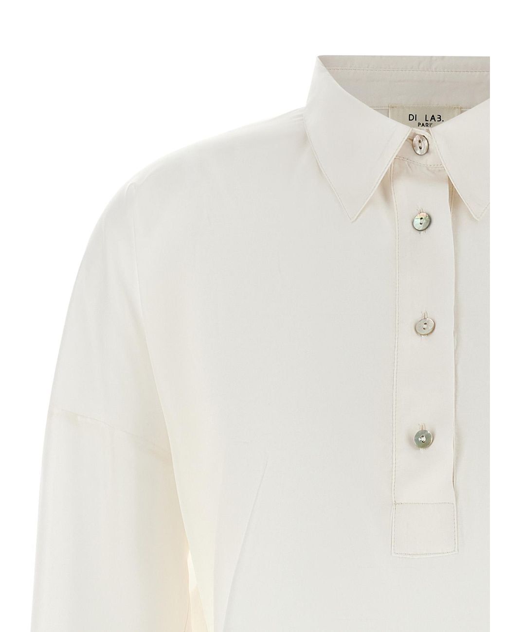 DI.LA3 PARI' White 'Rimborso' Shirt