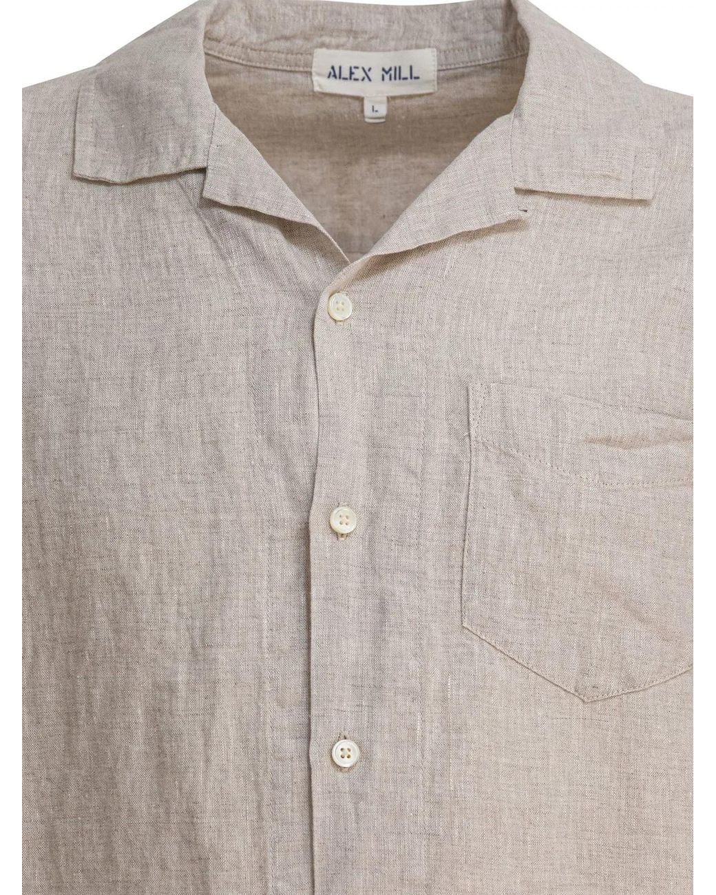Alex Mill White Linen Shirt for men