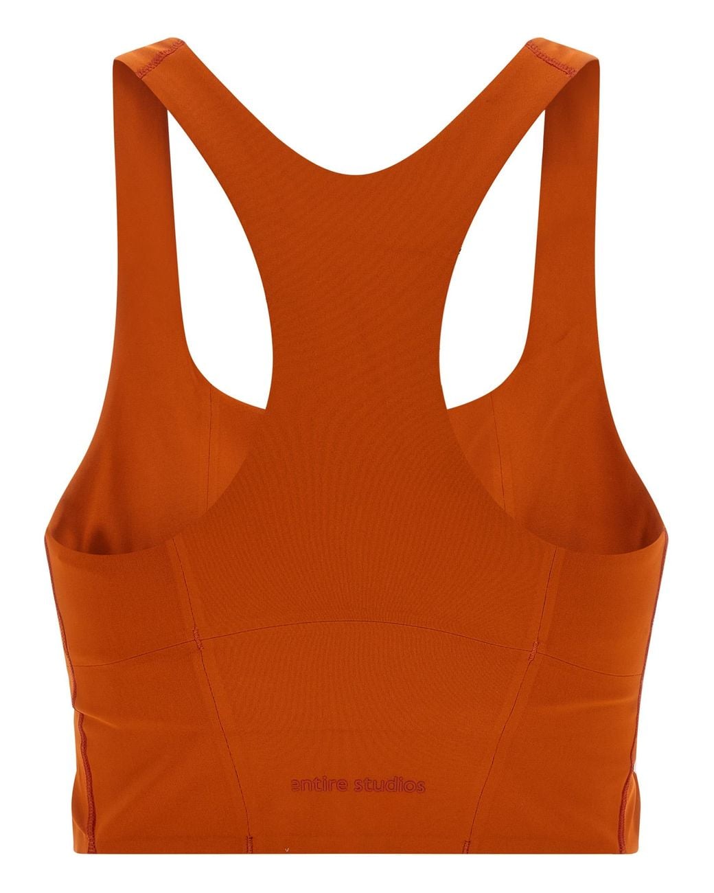 Adidas Originals Orange 'Training' Crop Top Adidas X Entire Studios