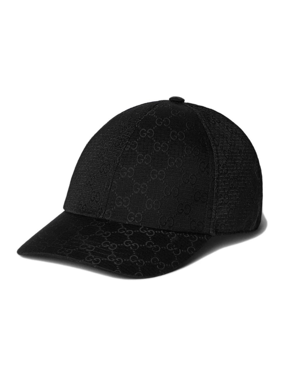 Gucci Black Gg Ripstop Baseball Hat for men