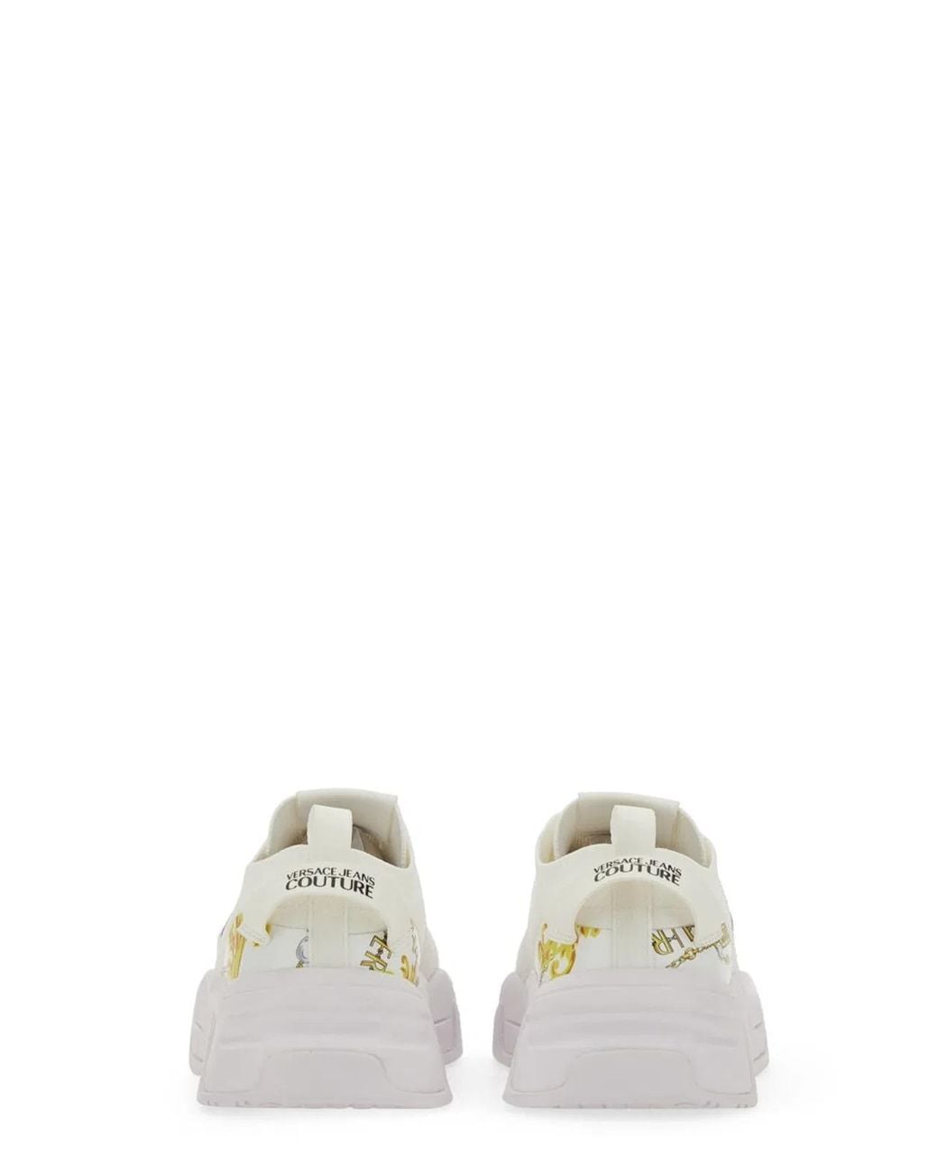 Versace Jeans Couture White Sneaker With Logo