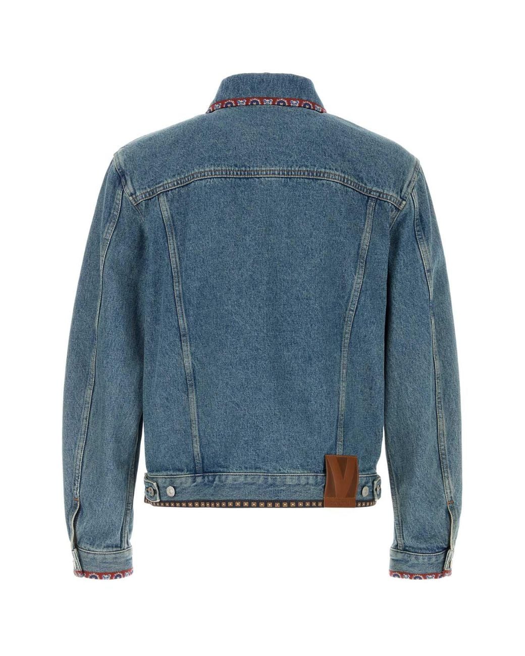 Valentino Garavani Blue Denim Jacket for men