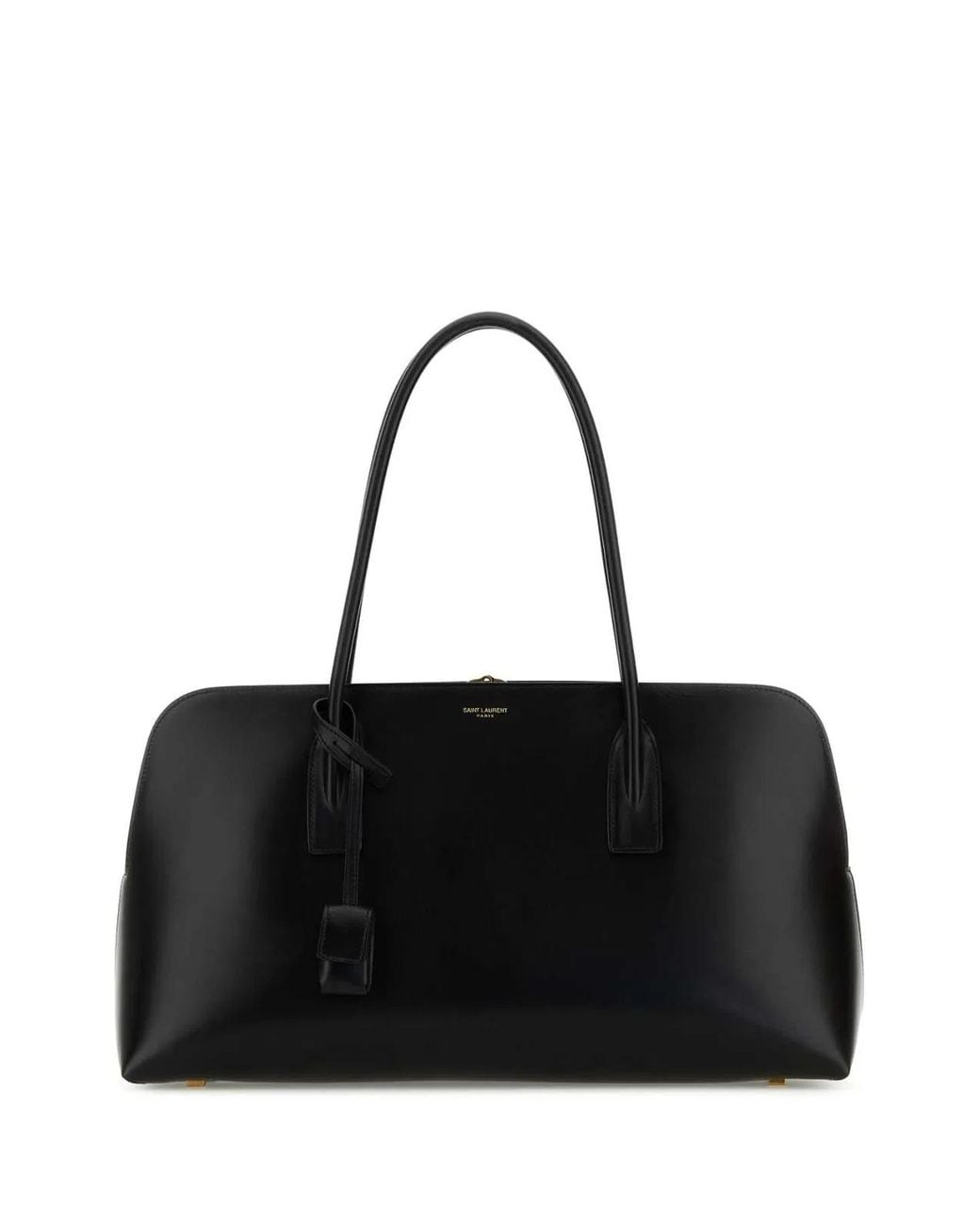 Saint Laurent Black Leather Shopping Bag