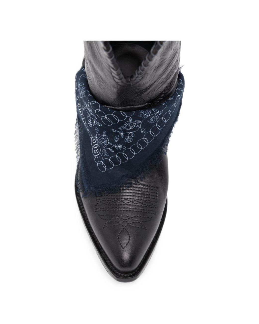 Golden Goose Deluxe Brand Black Wish Star Ankle Boots