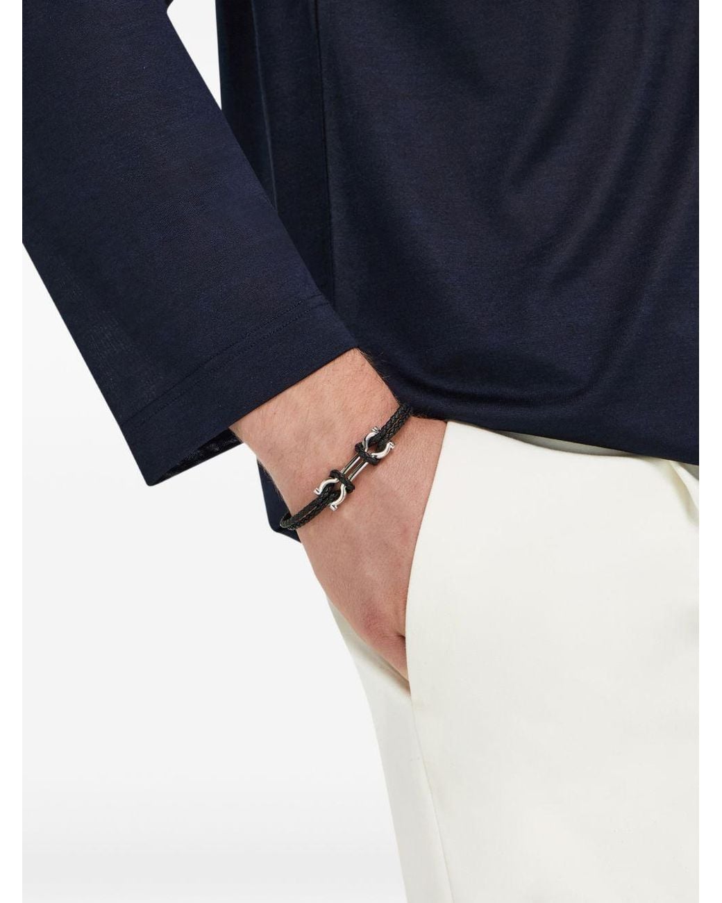 Ferragamo White Bracelet for men