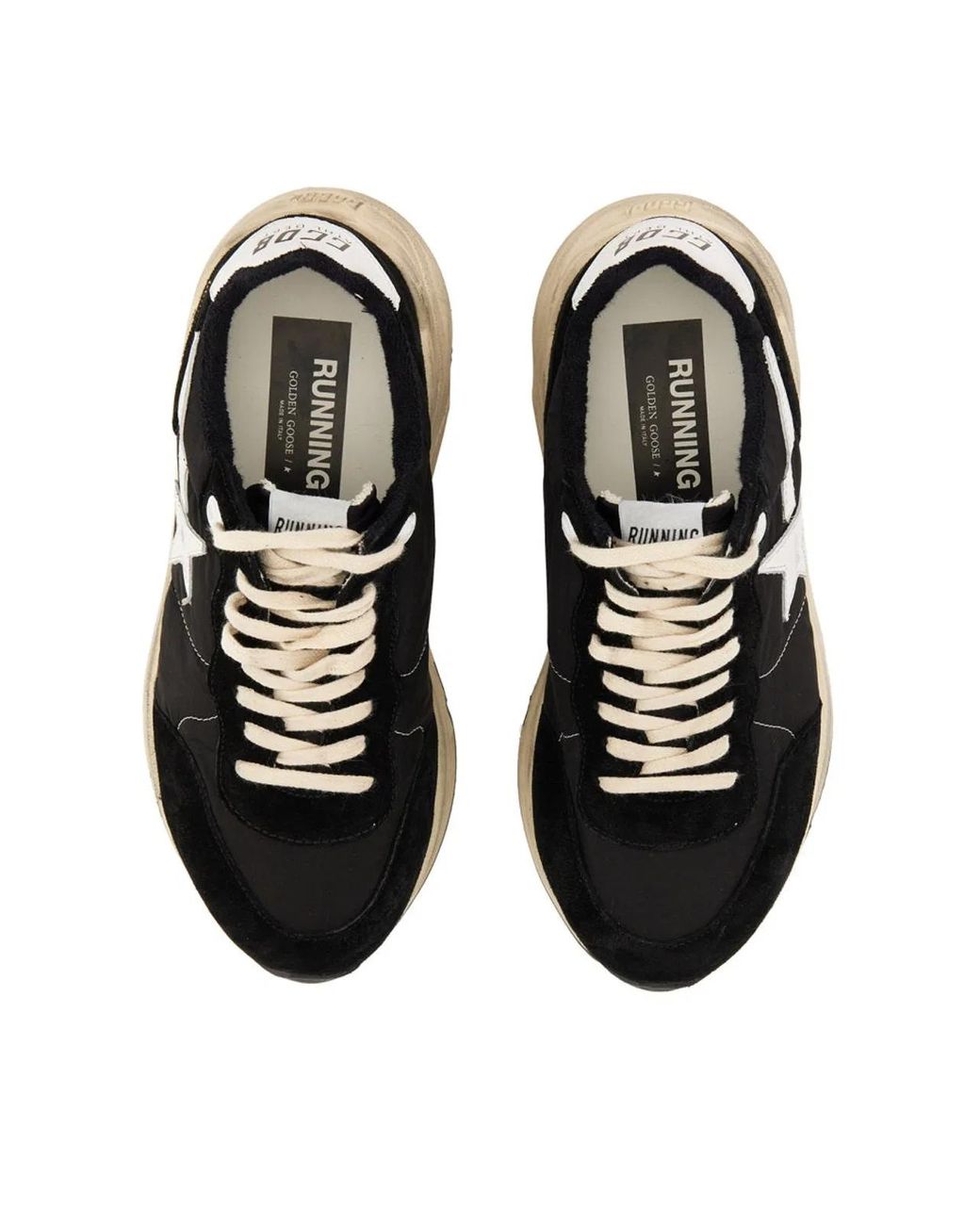 Golden Goose Deluxe Brand Black Running Sole Sneaker for men