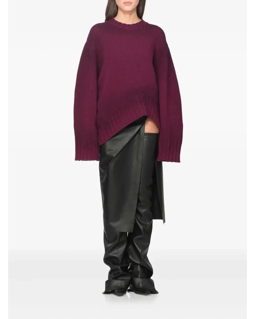 The Attico Purple Sweater