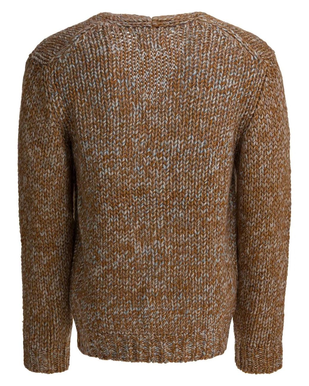 NN07 Brown Wool Alpaca Blend Knitwear for men