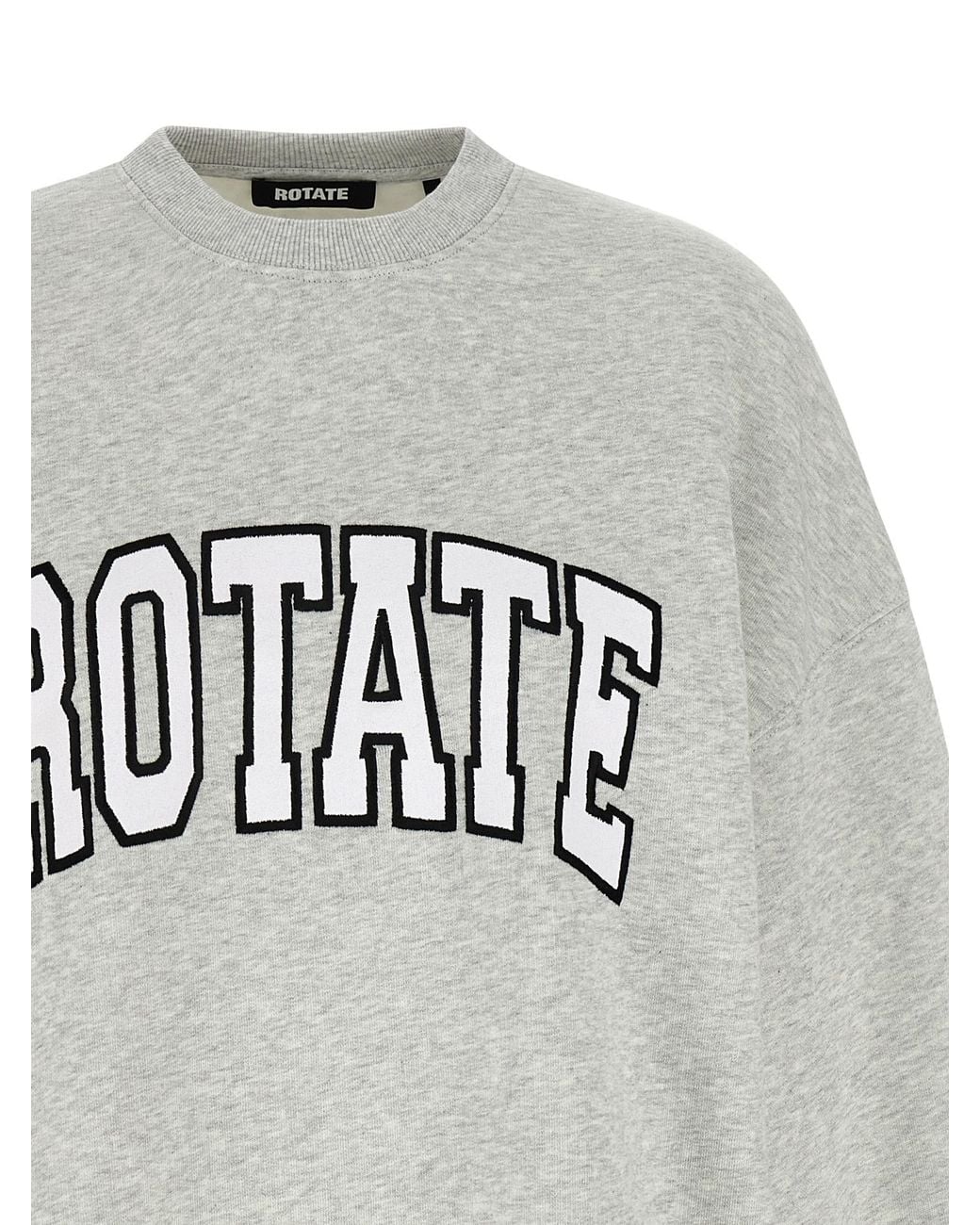 ROTATE BIRGER CHRISTENSEN Gray Rotate Birger Christensen 'Heavy Sweat' Sweatshirt