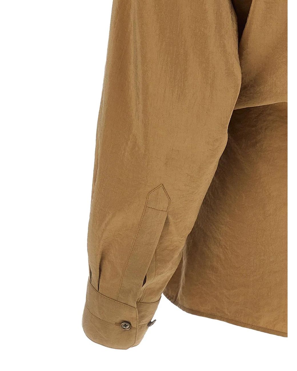Lemaire Brown 'Twisted' Shirt