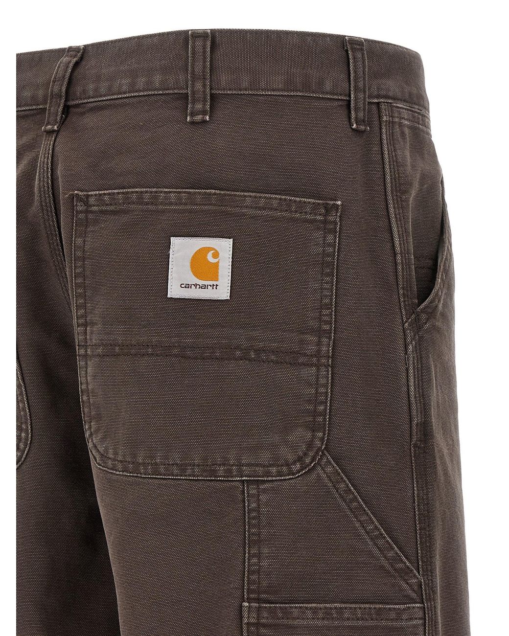 Carhartt Brown 'Single Knee' Pants for men