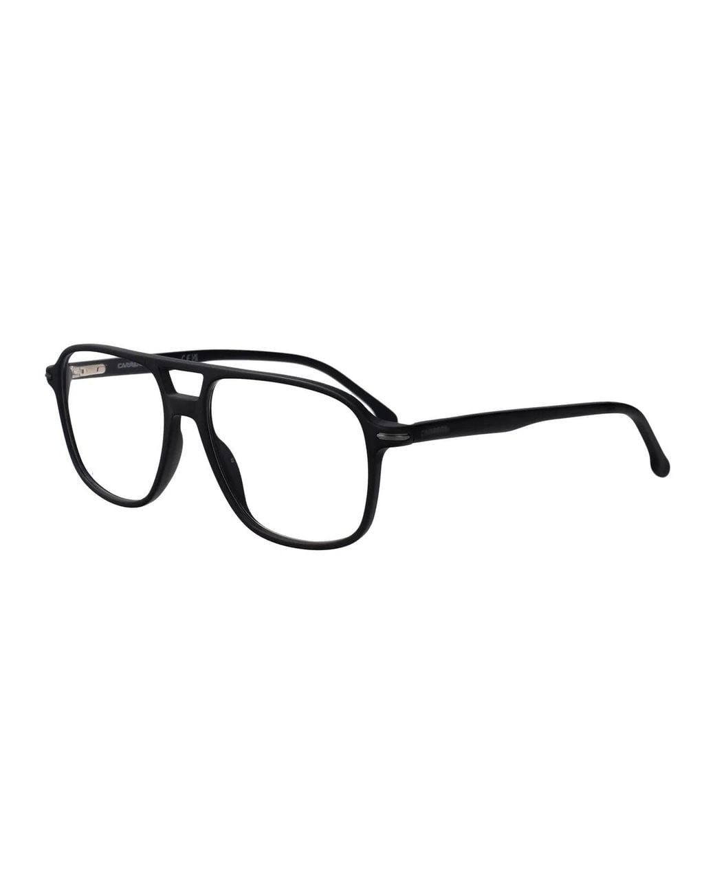Carrera Black Matte Acetate Glasses for men