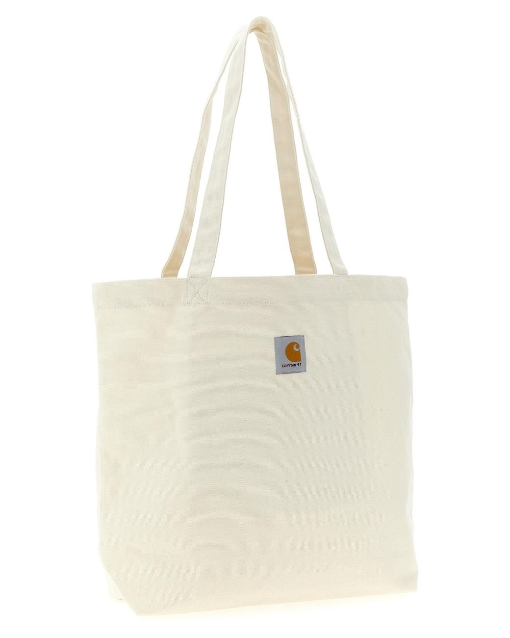 Carhartt White 'Canvas Graphic Tote' Shopping Bag for men
