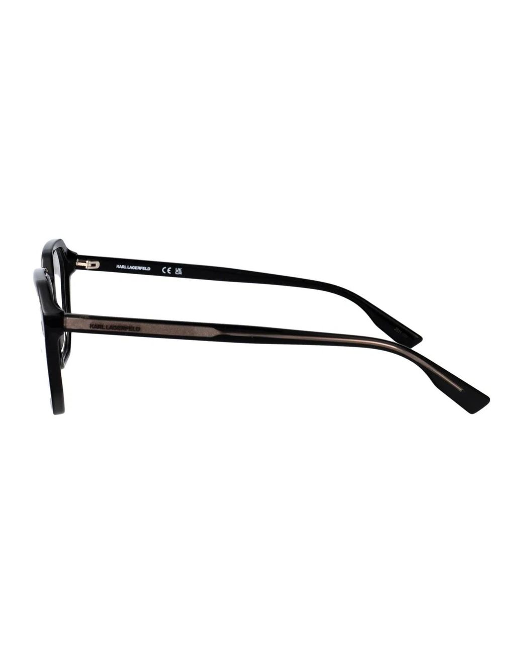 Karl Lagerfeld Black Acetate Glasses for men