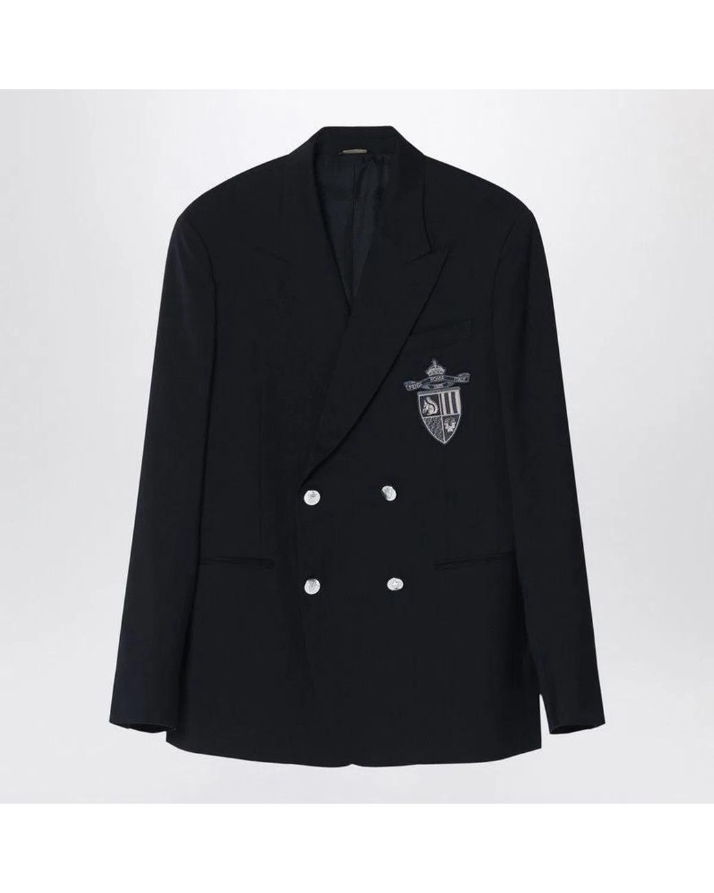Fendi Black Double-Breasted Jacket for men