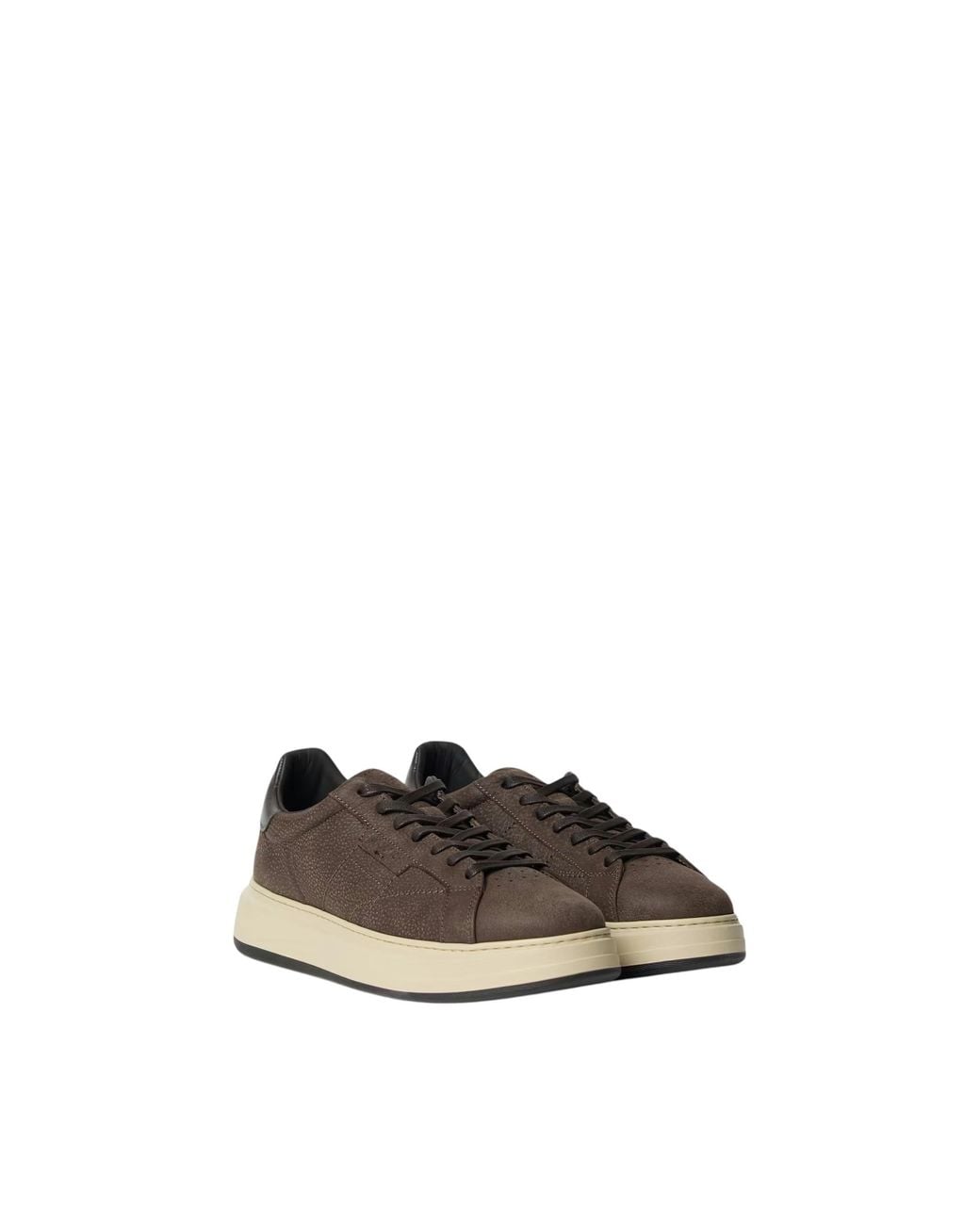 Woolrich Brown Nubuk Sneakers
