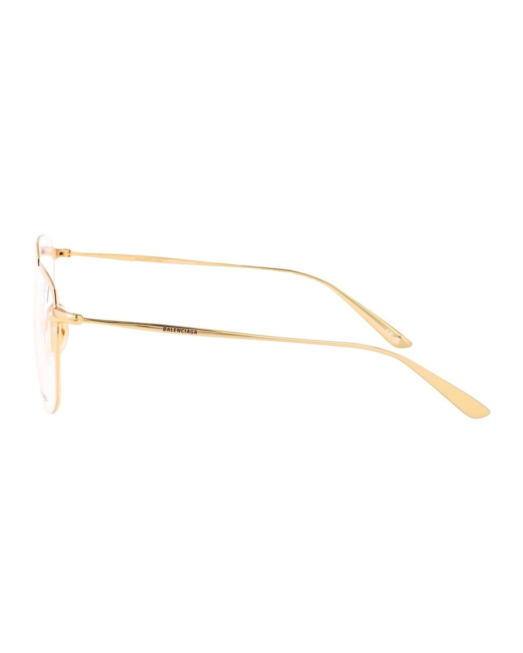 Balenciaga Metallic Metal Optical Glasses