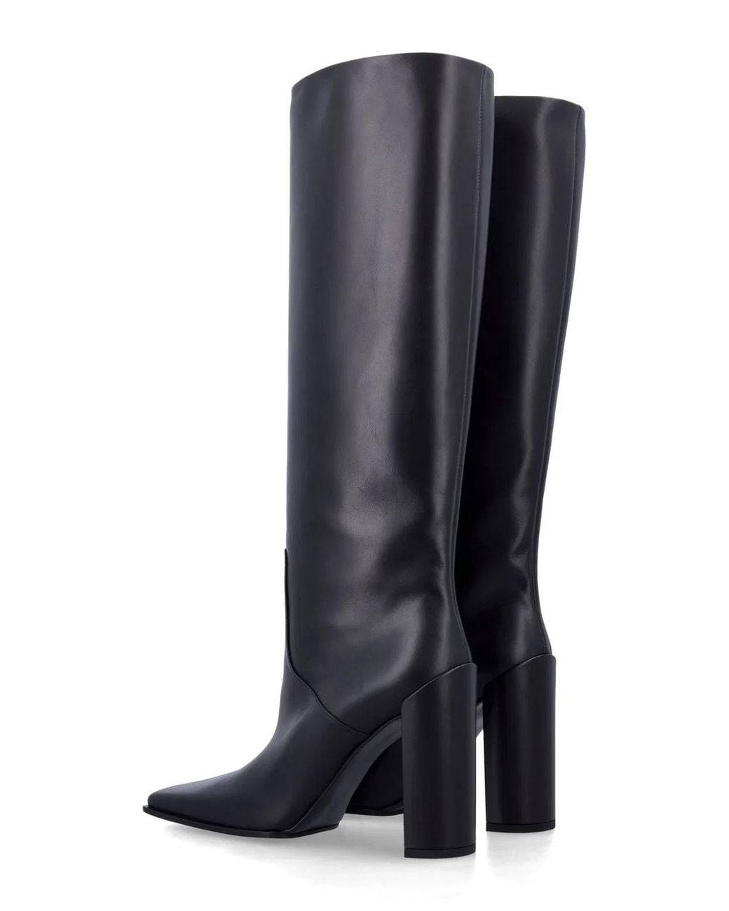 Alaïa Black Alaia 90 Calf Leather Knee Boots
