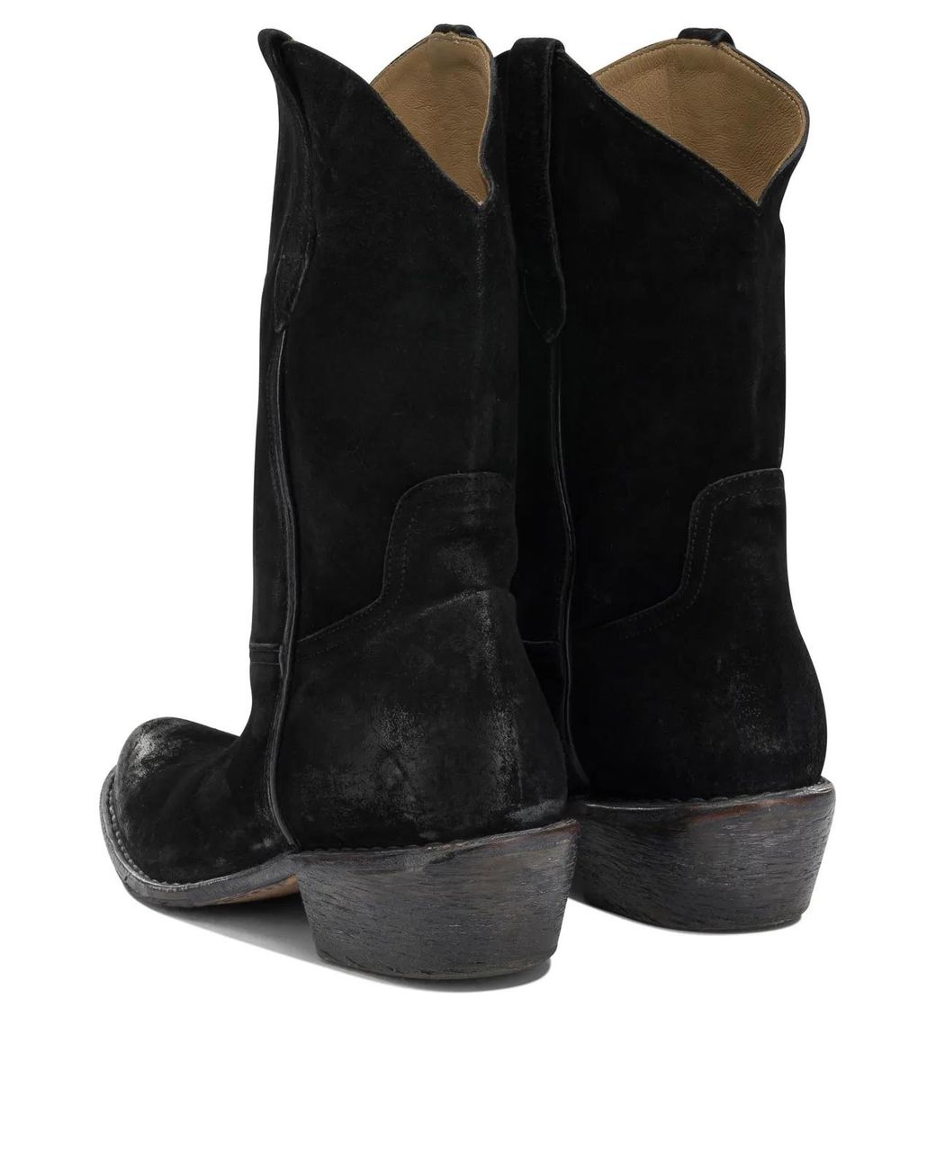 Moma Black "Dallas" Cowboy Boots